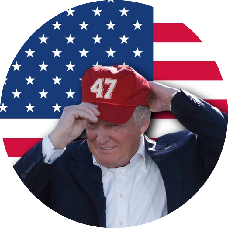 logo President Trump (Sol)