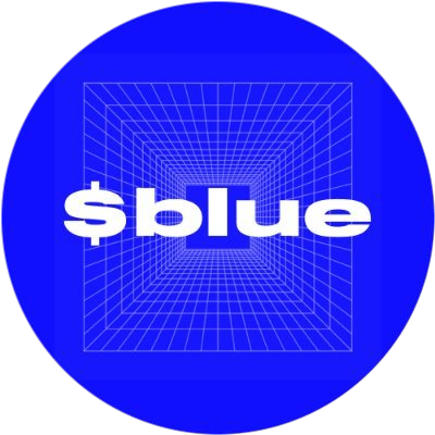 logo blue on base