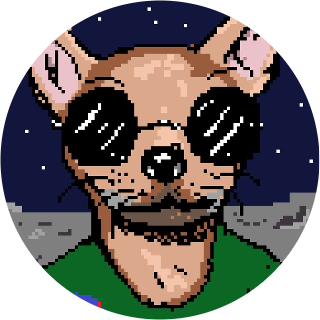 logo Chihuahua In Space