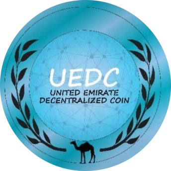 logo UNITED EMIRATE DECENTRALIZED COIN.