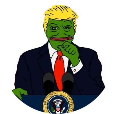 logo TRUMP PEPE