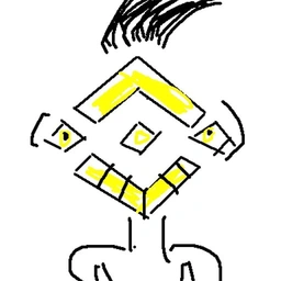 logo Binance Mascot