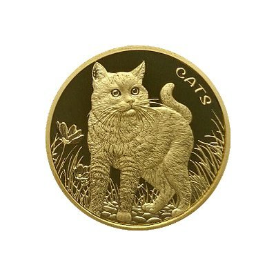 logo Gold Coin Cat