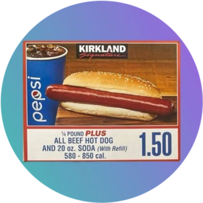 logo Costco Hot Dog