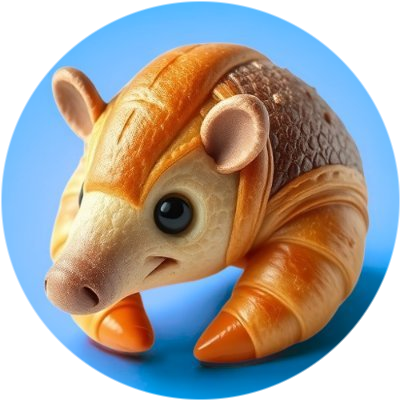 logo Croissant the baby amarillo