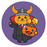 logo Halloween Floki